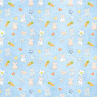 Cute Blue Easter Background