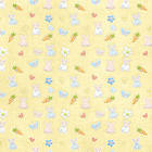 Cute Yellow Easter Background