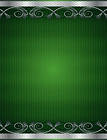 Green and Silver Deco Background