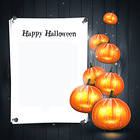 Halloween Blue Pumpkin Background