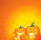 Halloween Orange Pumpkin Background