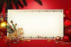 Red Deco Christmas Background