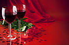 Red Romantic Background