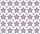 Red and Blue Stars Background