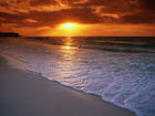 Sea Beach Sunset Background