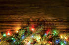 Shining Christmas Lights Background