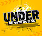 Under Construction Yellow Background