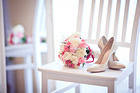 Wedding Background with Heels