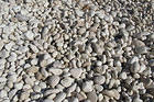 White Beach Pebbles Background