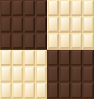 White and Dark Chocolate Bars Background