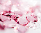 White and Pink Crystals Background