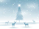 Winter Christmas Background