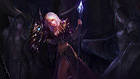 Beautiful Fantasy Princess Warrior and Shadows Wallpaper