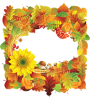 Autumn Style PNG Photo Frame