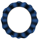 Beautiful Dark Blue Round Frame
