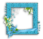 Blue Water PNG Photo Frame