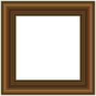 Brown Square Frame PNG Clipart