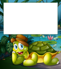 Child PNG Frame with Turtle