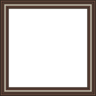 Classic Brown Frame PNG Transparent Clipart