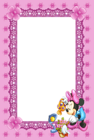 Cute Kids Prink Mini Mouse Transparent Frame