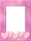 Cute Pink Transparen Frame