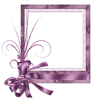 Cute Pink Transparent Frame with Bow