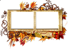 Double Transparent Autumn Frame