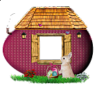 Easter Bunny House Frame