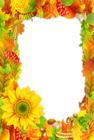 Fall Colors PNG Photo Frame