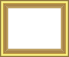 Gold Frame PNG Transparent Clipart