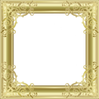 Gold Transparent PNG Photo Frame | Gallery Yopriceville - High-Quality ...