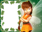 Green Kids Transparent Photo Frame with Fairy