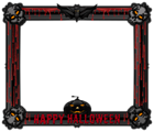 Halloween Black Transparent PNG Frame