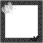 Halloween PNG Web and Bat Photo Frame