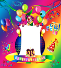 Happy Birthday Large Transparent PNG Frame