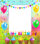 Happy Birthday PNG Frame