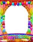 Happy Birthday Transparent PNG Frame