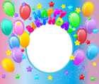 Happy Birthday Transparent PNG Photo Frame