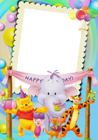 Happy Birthday with Winnie The Pooh Kids Photo Frame