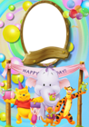 Happy Birthday with Winnie The Pooh Photo Frame