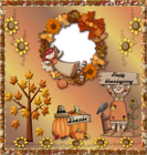 Happy Thanksgiving PNG Photo Frame