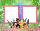 Kids Transparent Frame with TinkerBell Fairies
