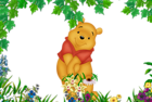 Kids Winnie the Pooh Cute Transparent Photo Frame