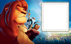 King Lion in the Jungle Transparent Kids Frame