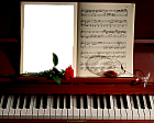 Photo Frame With Piano