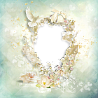 Pretty Pastel Transparent Frame
