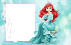 Princess Ariel PNG Transparent Frame