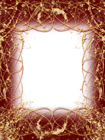 Red and Gold PNG Photo Frame