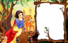 Snow White with Doe Transparent Kid Frame