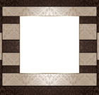 Stylish Transparent Brown PNG Frame